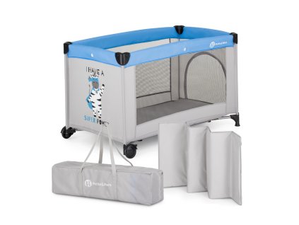 PETITE&MARS Postýlka cestovní Koot - Zebra Super Power