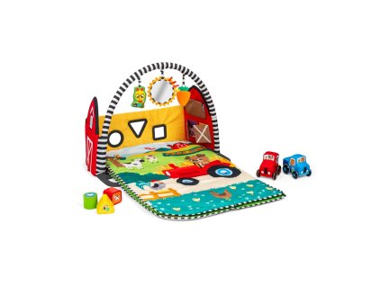 BABY EINSTEIN Deka na hraní s 3D farmou Busy Barnyard™ 0m+