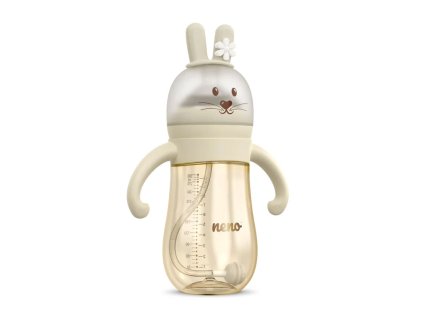 NENO Láhev kojenecká Mio 3v1 - krémová 6m+