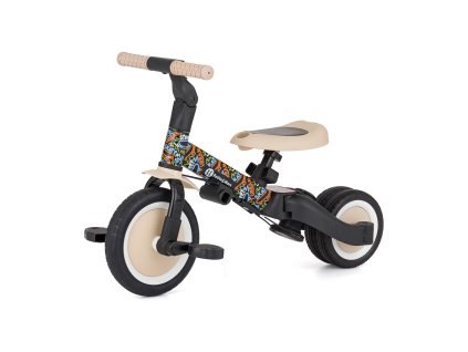 PETITE&MARS Tříkolka multifunkční 5v1 Turbo - limitovaná edice City Beat