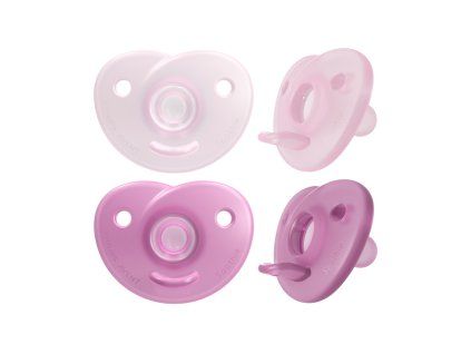 Philips AVENT Šidítko Soothie 0-6m dívka, 2 ks