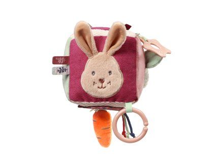 BABYONO Kostka sensorická Rabbit Karo 0m+