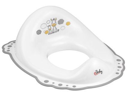 MALTEX Redukce na WC protiskluzová Zebra - White/Grey