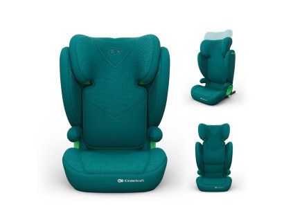 KINDERKRAFT Autosedačka Junior Fix 2 Plus (100-150 cm) Green