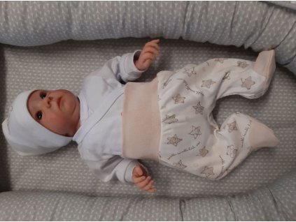 Polodupačky Lovely / hnědé hvězdy / 44