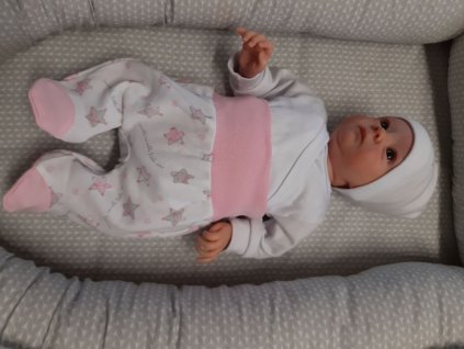 Polodupačky Lovely / růžové hvězdy / 44