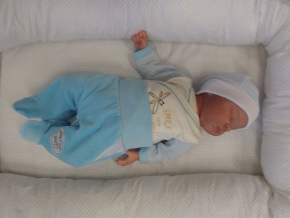 Polodupačky Be Happy / modré S / vel 48