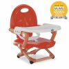 CHICCO Jídelní židlička na židli přenosná Pocket - Poppy red