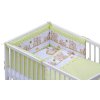Postýlka 120 x 60 cm s kompletní výbavou Matěj - zelená