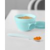 SKIP HOP Set jídelní s hrníčkem 5 ks Easy-Feed Mealtime Set Teal/Grey 6m+