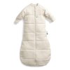 ERGOPOUCH Pytel na spaní s rukávy organická bavlna Jersey Oatmeal Marle 8-24 m, 8-14 kg, 3,5 tog