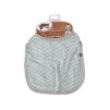 burp cloth mint chevron mm