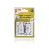 xkko soother clips little stars silver mix box