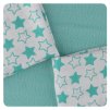 xkko bmb 30x30 little stars turquoise mix m