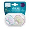 Philips AVENT Šidítko Ultra air Obrázek 0-6m dívka (duha), 2ks