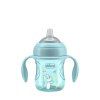 CHICCO Hrneček Transition učicí s držadly teal, 4m+