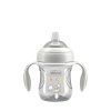CHICCO Hrneček Transition učicí s držadly grey, 4m+