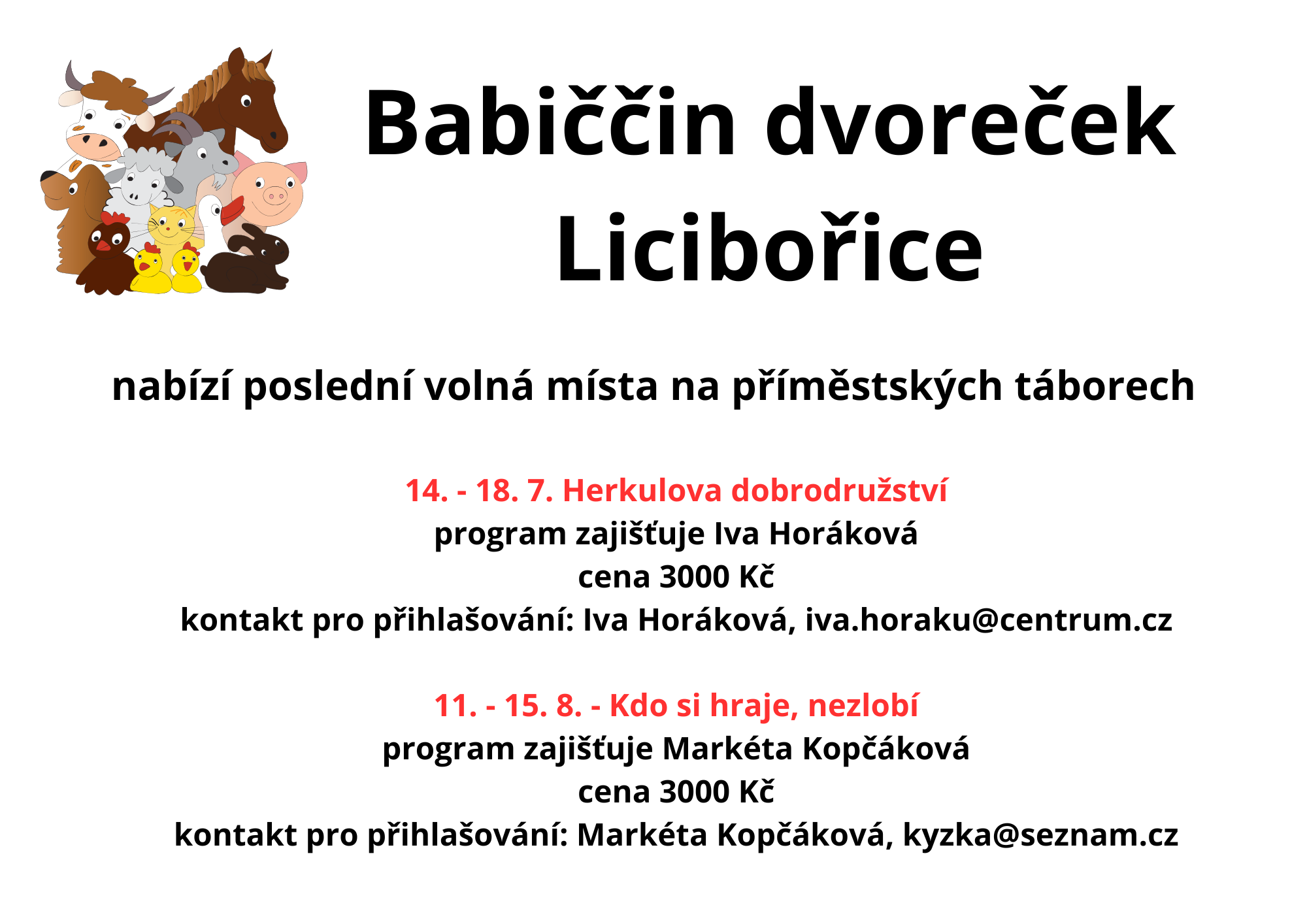 tábory 2025