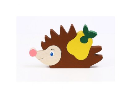 Dřevěné puzzle - ježek