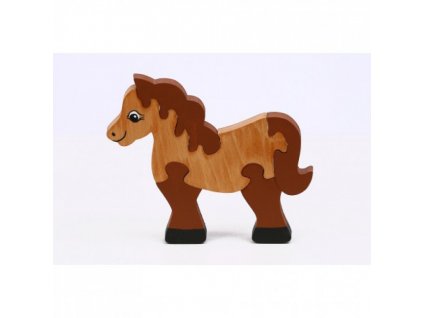 Dřevěné puzzle - koník