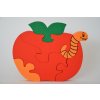 Dřevěné puzzle - jablíčko