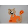 Dřevěné puzzle - kočka