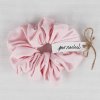 Gumička do vlasů scrunchies - růžová