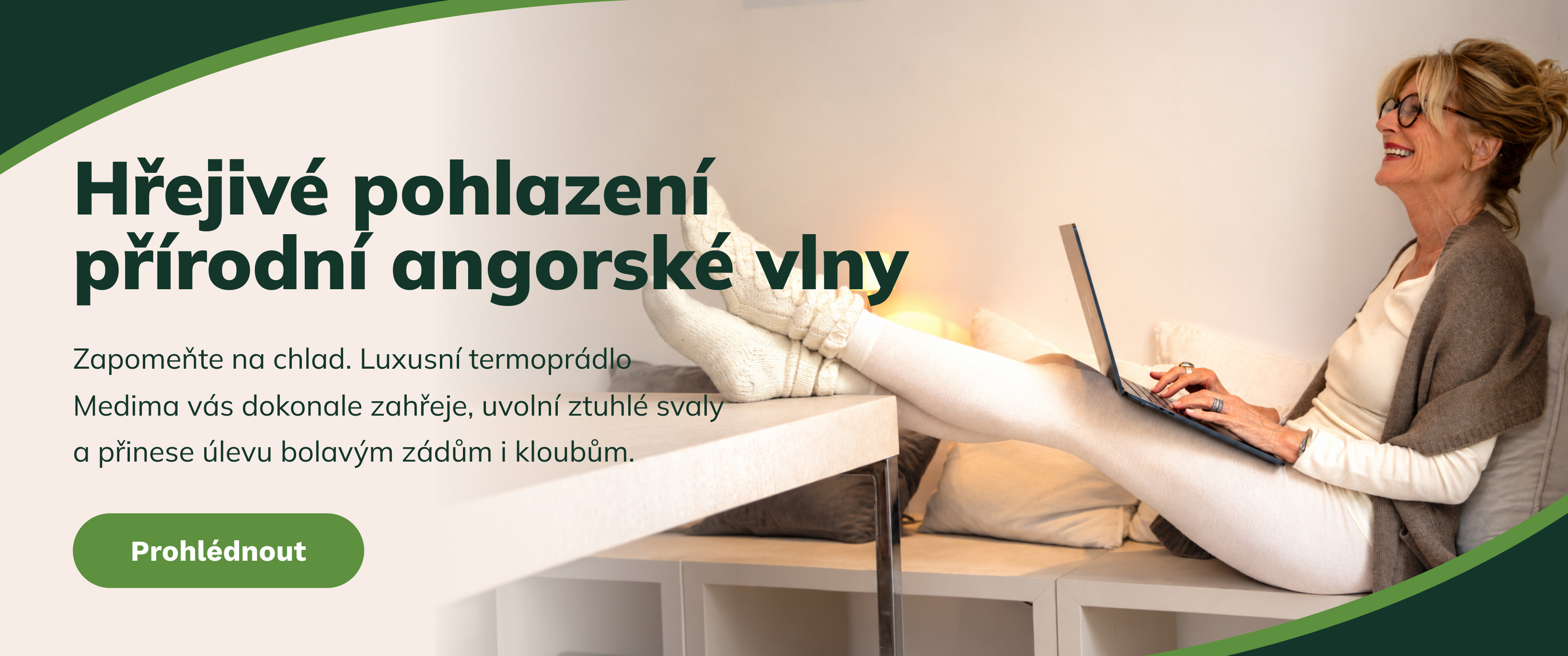 Hřejivé pohlazení přírodní angorské vlny