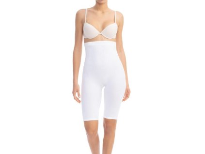Zeštíhlující legíny nad kolena s vysokým pasem FC 113 (Velikost S/M | Bílá)