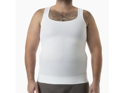 prodotto men tank top 418 white front
