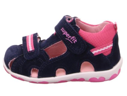 Superfit 0-600036-8000 – dětské sandály s uzavřenou špičkou a ohebnou podrážkou