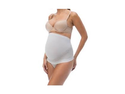 Stříbrný podpůrný pás pro těhotné RLX 5400 Bílá