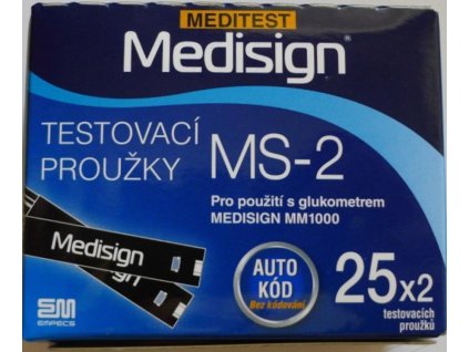 28239 prouzky do glukometru medesign 50ks