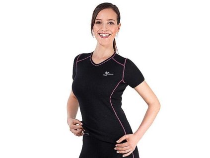 Funkční dámské triko Medima s krátkým rukávem a prošíváním 1117 (Velikost S)