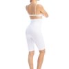 Zeštíhlující legíny nad kolena s vysokým pasem FC 113 (Velikost S/M | Bílá)