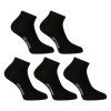 5pack ponozky lee cooper nizke cerne po41031