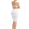 Zeštíhlující kalhotky nad kolena s masážním, modelujícím, tvarujícím push up efektem FC 312 (Velikost S/M | Bílá)