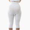 prodotto high waisted capri 323 white back 4