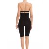 Kalhotky proti cellulitidě s vnitřní energií polostehenní s  vysokým pasem 603Y (Velikost S | Černá)