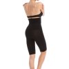 Kalhotky proti cellulitidě s vnitřní energií polostehenní s  vysokým pasem 603Y (Velikost S | Černá)
