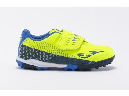 Dětská obuv JOMA SUPER COPA JR 2111 LEMON FLUOR ROYAL TURF