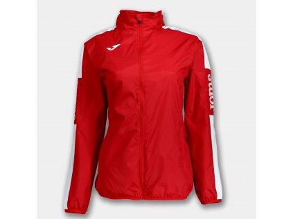 Dámská bunda Joma RAINJACKET CHAMPIONSHIP IV RED-WHITE vel. S