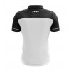 1229 49 polo bikolor bianco nero retro