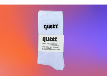 ponožky queer white