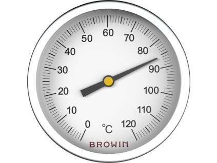 Teploměr pro udírnu 5cm (0°C do +120°C)