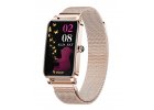 Dámske smart hodinky so zlatým remienkom
