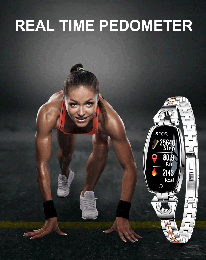 women-Luxury-H8-Rose-Gold-Fitness-Band