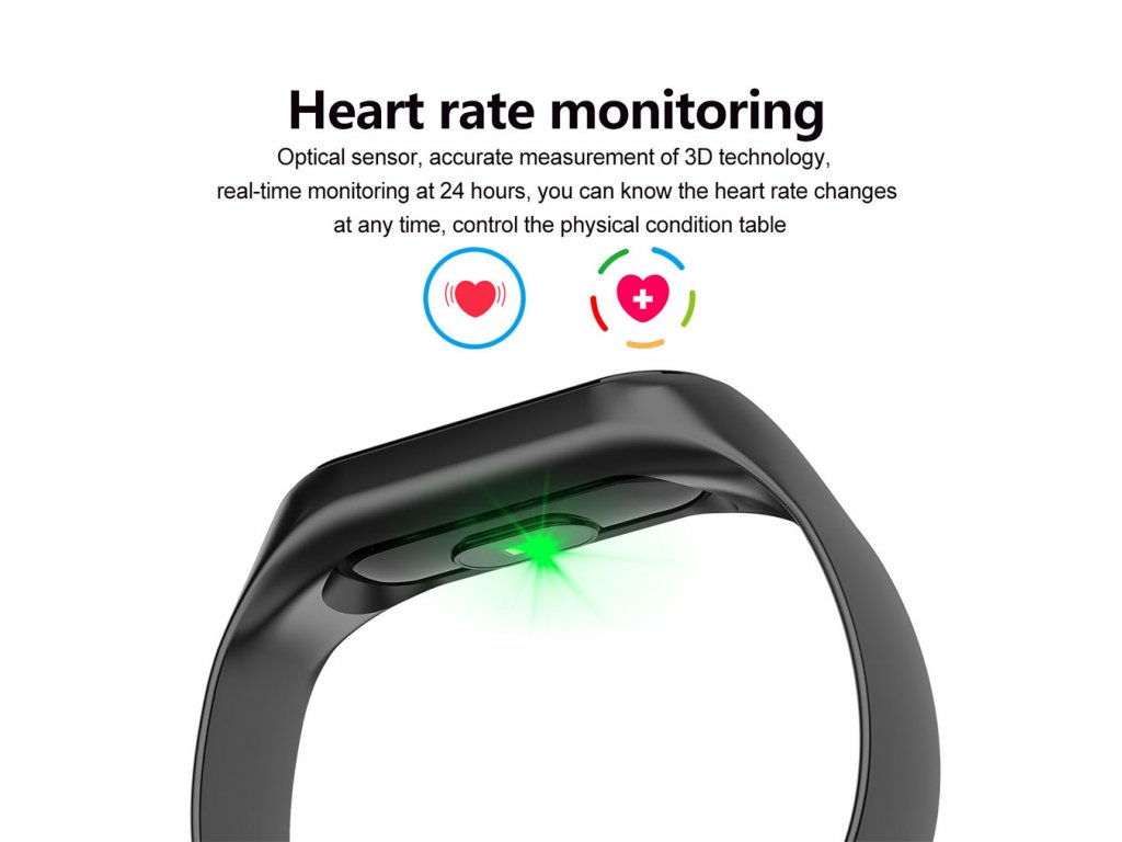 fitness tracker smart watch band m2s with blood pressure monitor heart tate monitor pedometer distance calories sms calling reminder ip67 waterproof smart wristband bracelet suita