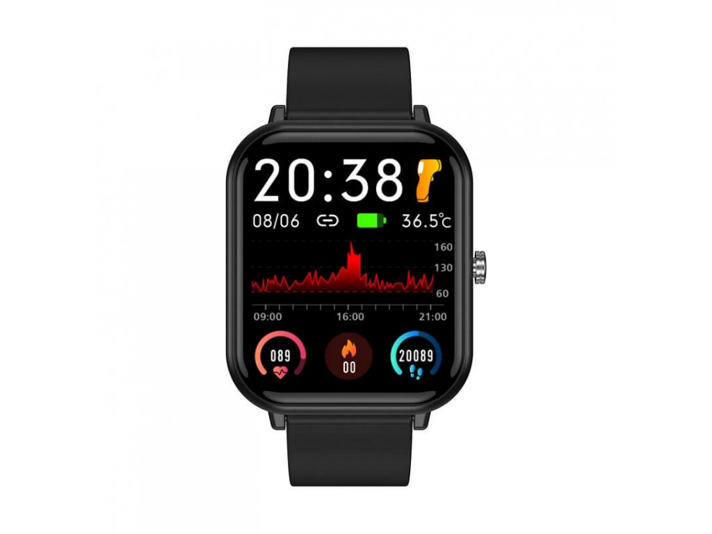 Lacné smart hodinky - Watchking Q9s Pro čierne