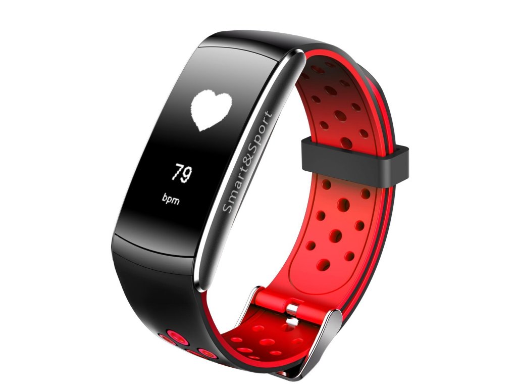 smart fitness náramok Q8 cervené